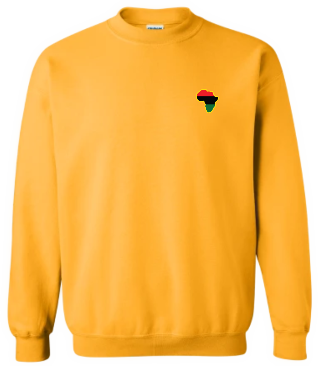 Embroidered Gold Logo Sweatshirt